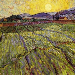 van Gogh-Campo-Cerrado-Con-Sol